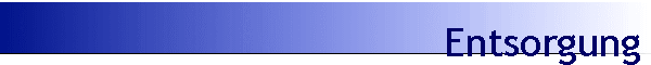 Entsorgung